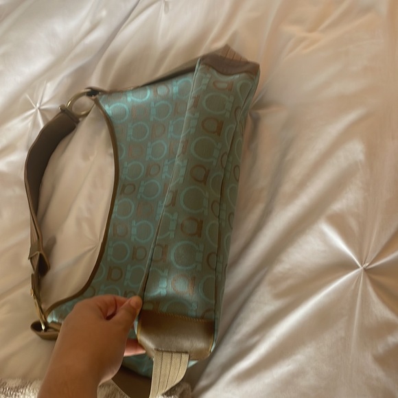 Salvatore Ferragamo bag, blue and brown - Picture 7 of 7